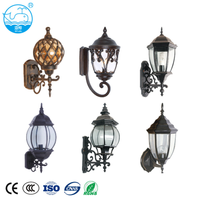 Modern indoor loft aluminium antique vintage garden wall lamp LED outdoor wall light