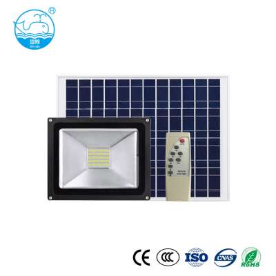 Professional Pure White Outdoor Lighting COB 100W Led Solar Flood Light With Remote Control