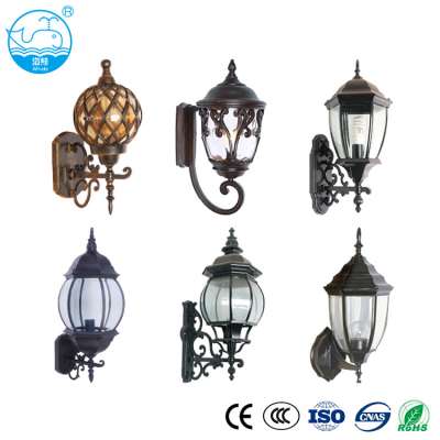 Hot sale modern indoor loft aluminium classical antique vintage garden wall lamp LED outdoor wall light