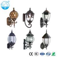 Hot sale modern indoor loft aluminium classical antique vintage garden wall lamp LED outdoor wall light